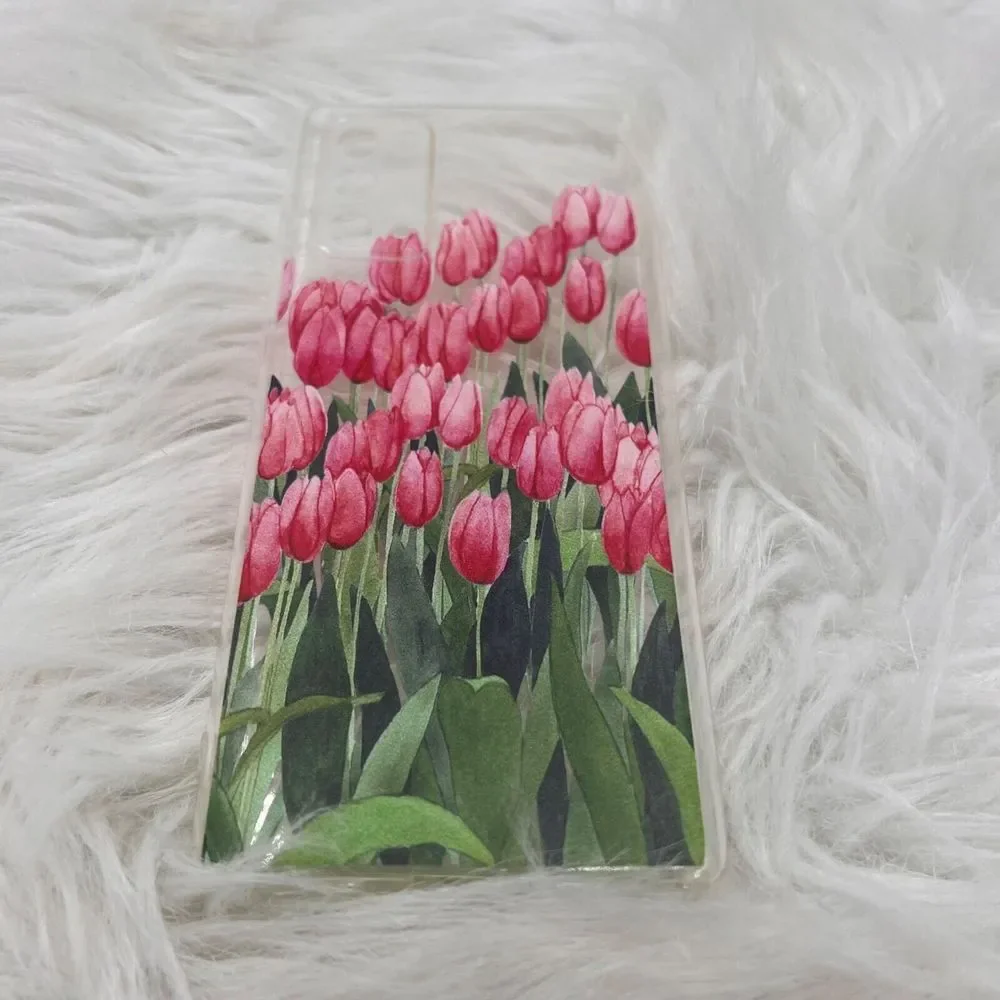 Samsung Galaxy Note 20 Ultra Case With Pink Tulips‎ New